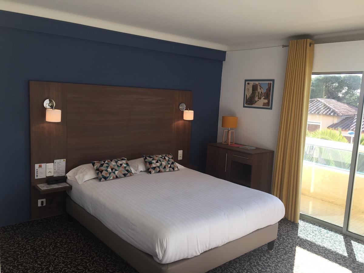 Le Galion Hotel Et Restaurant Canet Plage - Logis Exterior foto