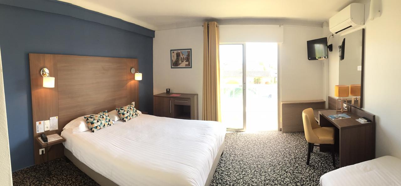 Le Galion Hotel Et Restaurant Canet Plage - Logis Exterior foto