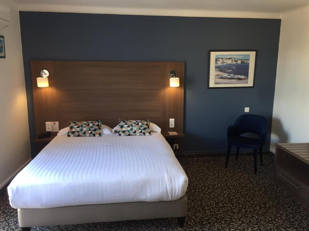 Le Galion Hotel Et Restaurant Canet Plage - Logis Habitación foto